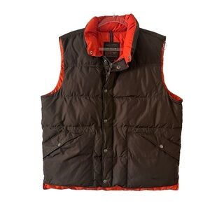J Crew Expedition Down sleeveless puffer vest water repellent extra warm in EUC